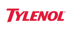 Tylenol brand logo in support of Care With Pride