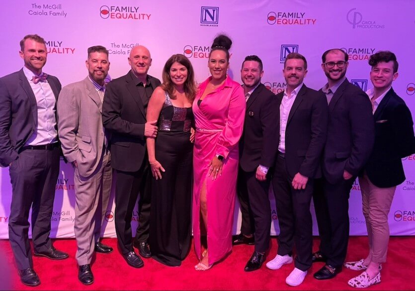 Company partners at the Family Equality Gala